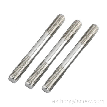 Pernos de tachuelas de doble rosca de acero inoxidable DIN939